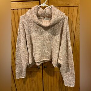 Emory Park Taupe Cowl Neck Sweater